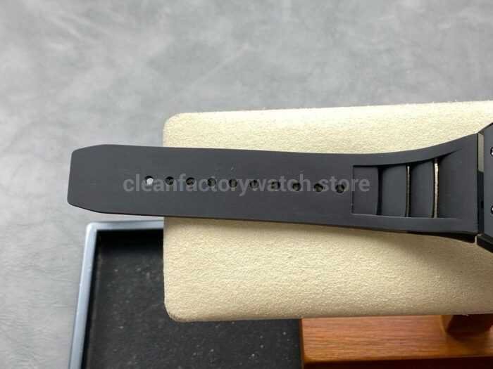 YS Factory Tourbillon Richard Mille Manual Winding RM52 01 44.3mm Black Ceramic Rubber Str 4 Super Clone Watch,Clean Factory Watch