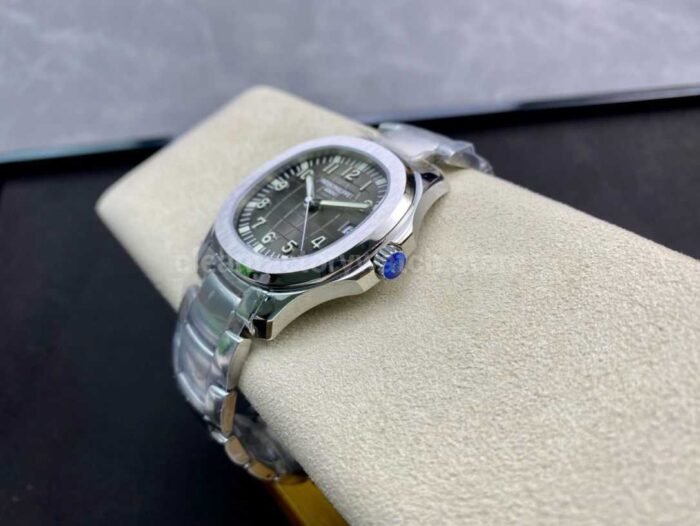 ZF Factory Patek Philippe Aquanaut 5165A 40mm Full Steel Arabic Numerals Black Dial - Image 7