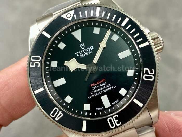 ZF Factory Tudor Pelagos 25407N 0001 39mm Full Titanium Black Dial 8 Super Clone Watch,Clean Factory Watch