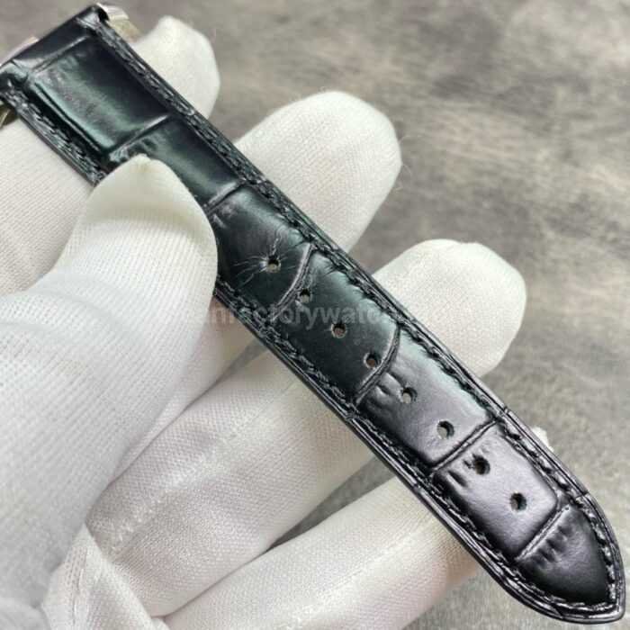 ZF Factory Vacheron Constantin Fiftysix 4000E000A B439 40mm Steel Leather Strap Arabic 3 Super Clone Watch,Clean Factory Watch
