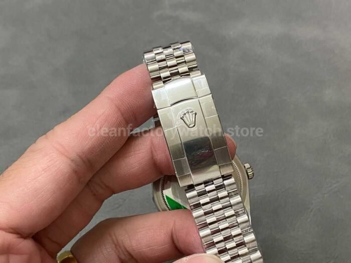 A+ Factory Rolex Datejust 126234-0021 36mm Full 904L Roman Numerals&Diamond Purple Dial Jubilee - Image 8