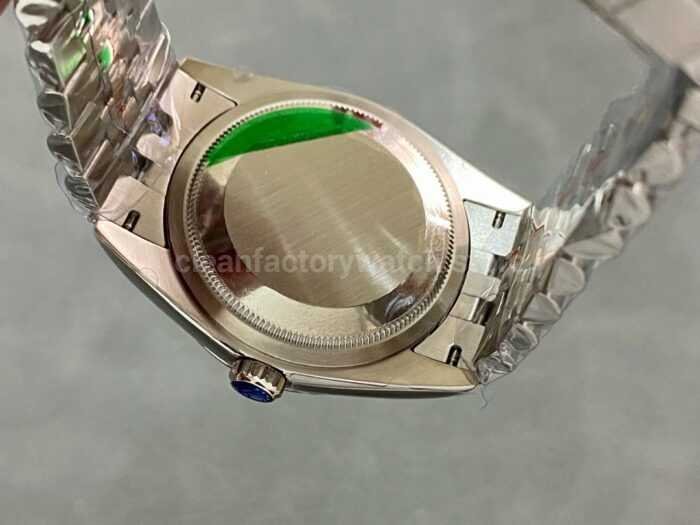 A Factory Rolex Datejust 126234 0031 36mm Full 904L Roman NumeralsDiamond Pink Dial Jubilee 9 Super Clone Watch,Clean Factory Watch