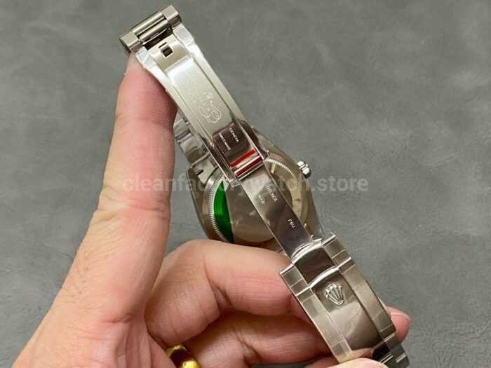 A Factory Rolex Datejust 126284RBR 0044 36mm Diamond Bezel Full 904L Green Dial 10 Super Clone Watch,Clean Factory Watch