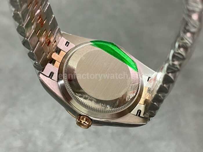 A Factory Rolex Datejust 278271 0010 31mm Half Rose Gold Pink Dial Jubilee 7 Super Clone Watch,Clean Factory Watch