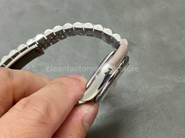 A Factory Rolex Datejust 278274 0032 31mm Full 904L Diamond Mop Pink Dial Jubilee 8 Super Clone Watch,Clean Factory Watch