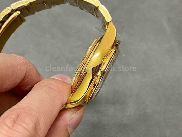 AMG Factory Rolex Daytona Panda Limited Edition 40mm Full Gold Green Dial 1 Super Clone Watch,Clean Factory Watch