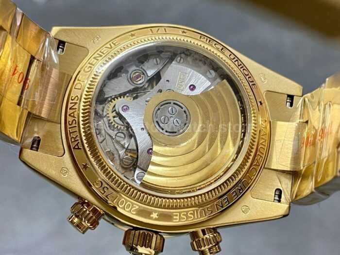 AMG Factory Rolex Daytona Panda Limited Edition 40mm Full Gold Green Dial 6 Super Clone Watch,Clean Factory Watch