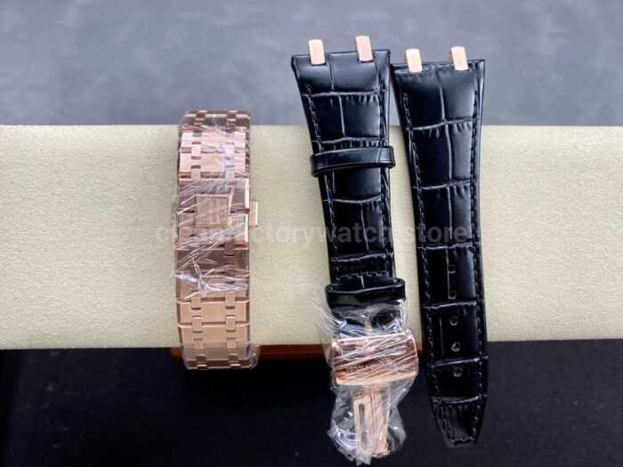 Audemars Piguet Royal Oak Modified and customized gold plated 18K gold APS 15500 all i 5 Super Clone Watch,Clean Factory Watch