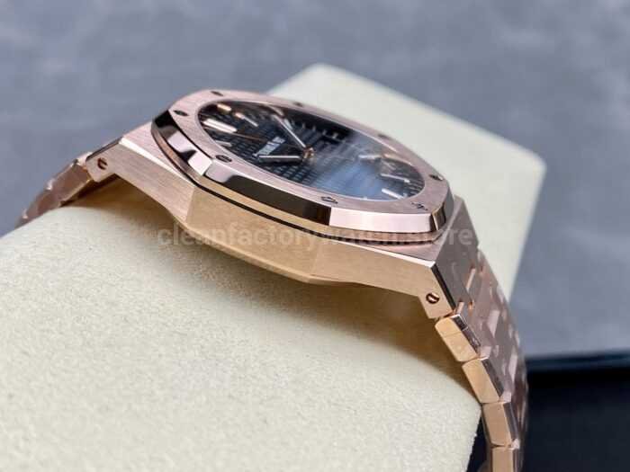Audemars Piguet Royal Oak Modified and customized gold plated 18K gold APS 15500 all in 1 Super Clone Watch,Clean Factory Watch