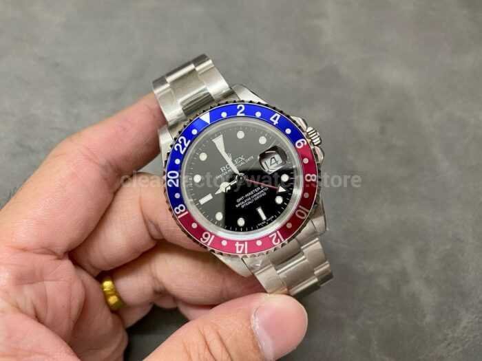 BP Factory Rolex GMT Master II 16710BLRO 40mm Full 904L Black Dial 4 Super Clone Watch,Clean Factory Watch