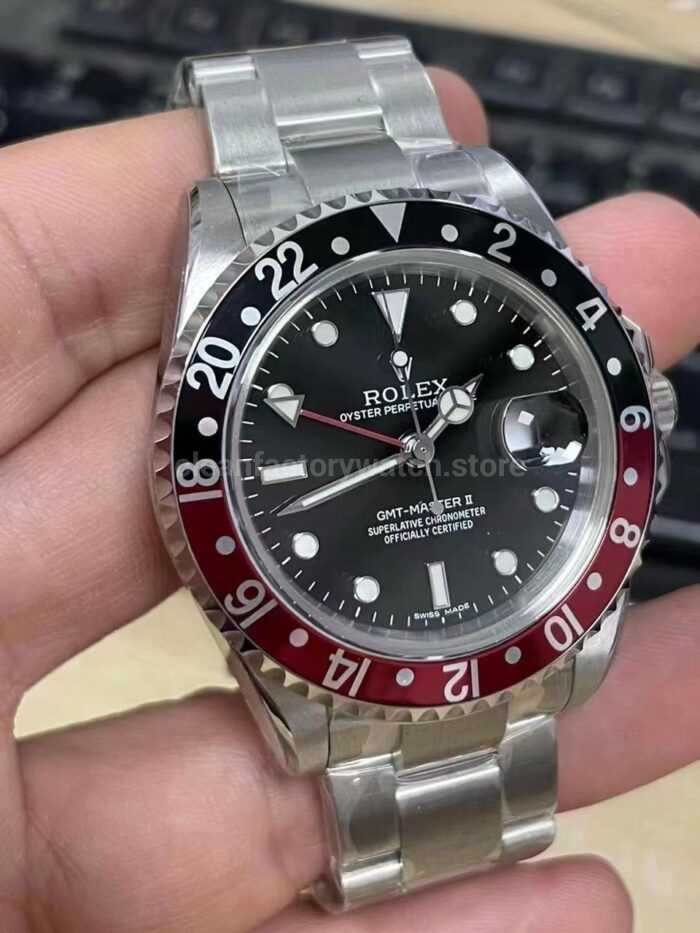 BP Factory Rolex GMT Master II Pepsi 16710BLRO 40mm Full 904L Black Dial 5 Super Clone Watch,Clean Factory Watch