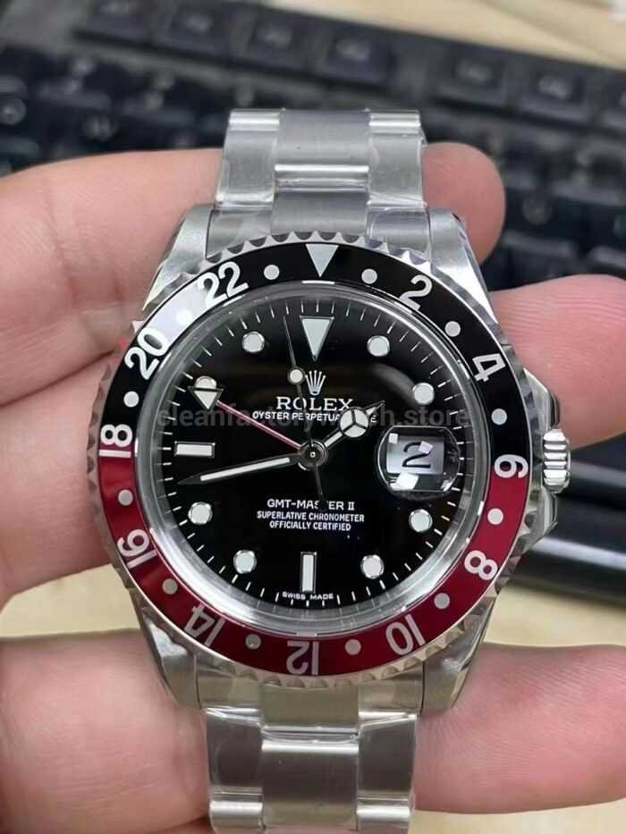BP Factory Rolex GMT Master II Pepsi 16710BLRO 40mm Full 904L Black Dial 8 Super Clone Watch,Clean Factory Watch