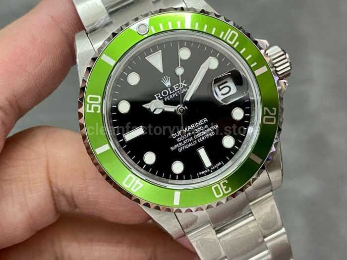 BP Factory Rolex Submariner Date 16610LV Kermit 40mm Full 904L Black Dial 7 Super Clone Watch,Clean Factory Watch