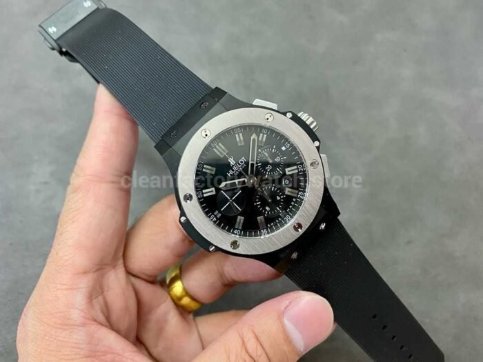 HB Factory Hublot Big Bang 301.CK.1140.RX 44mm Ceramic Rubber Strap Black Dial - Image 4