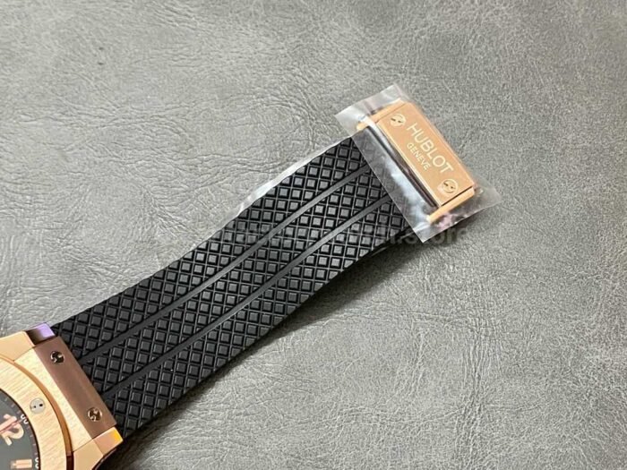 HB Factory Hublot Big Bang 301.PX.130.RX 44mm Rose Gold Rubber Strap Black Dial - Image 8