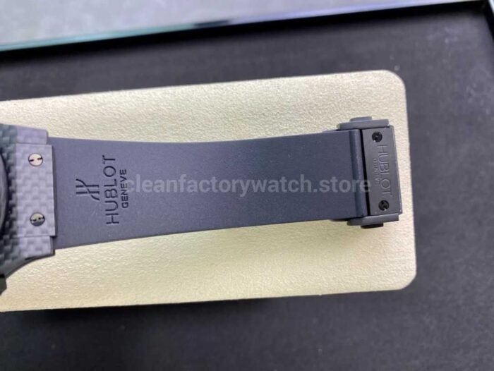 HB Factory Hublot Big Bang 301.QX.1724.RX 44mm Carbon Rubber Strap Black Dial - Image 8