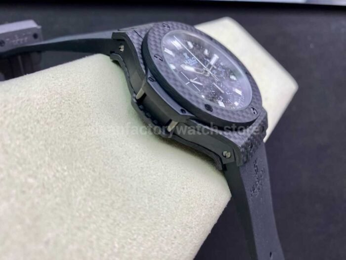 HB Factory Hublot Big Bang 301.QX.1724.RX 44mm Carbon Rubber Strap Black Dial - Image 5