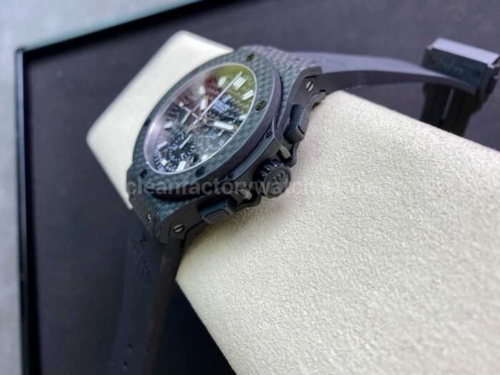 HB Factory Hublot Big Bang 301.QX.1724.RX 44mm Carbon Rubber Strap Black Dial - Image 6