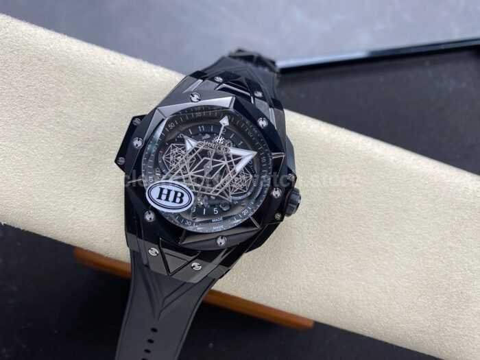 HB Factory Hublot Big Bang Sang Bleu ll 418.CX .1107.RX .MXM22 45mm Cerami 4 Super Clone Watch,Clean Factory Watch