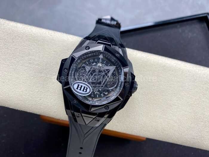 HB Factory Hublot Big Bang Sang Bleu ll 418.CX .1114.RX .MXM20 45mm Ceramic 3 Super Clone Watch,Clean Factory Watch