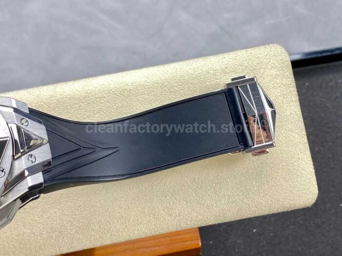 HB Factory Hublot Big Bang Sang Bleu ll 418.NX.1107.RX.MXM19 45mm Titanium Black Rubber Strap Skeletonized Black Dial - Image 8