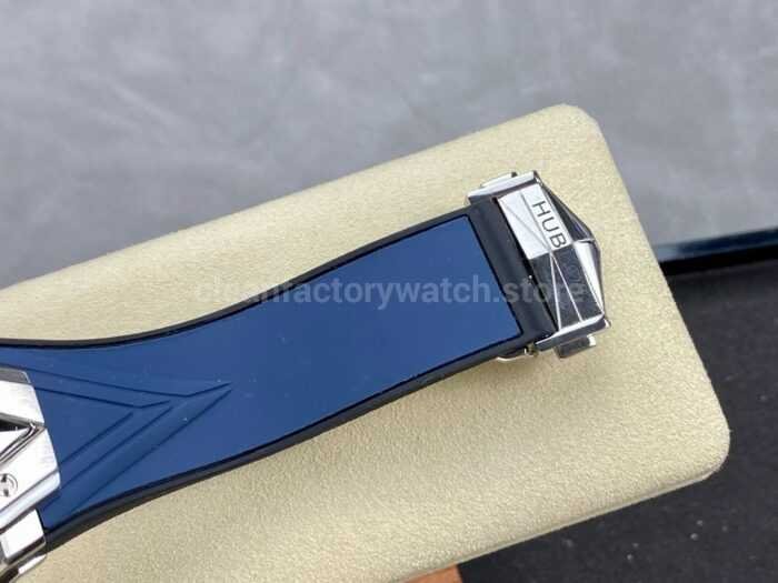 HB Factory Hublot Big Bang Sang Bleu ll 418.NX .2001.RX .MXM20 45mm Titanium Blue Rubber 7 Super Clone Watch,Clean Factory Watch