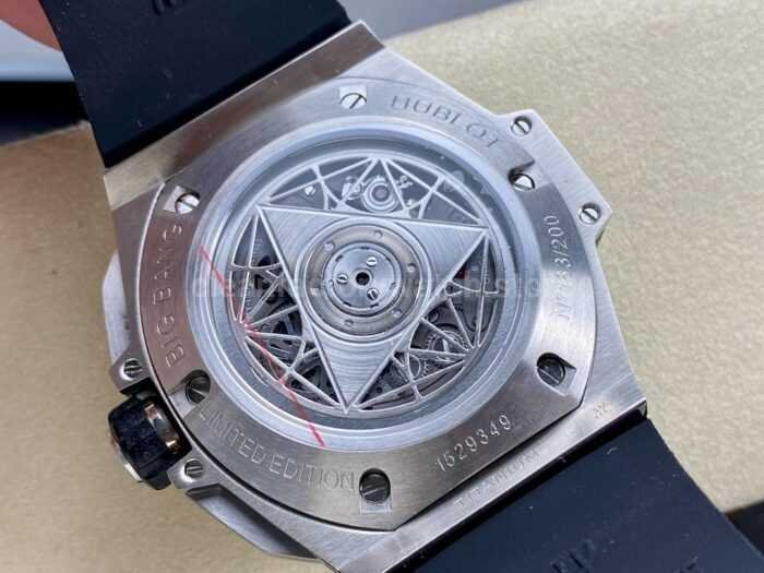 HB Factory Hublot Big Bang Sang Bleu ll 418.NX .2001.RX .MXM20 45mm Titanium White Rub 5 Super Clone Watch,Clean Factory Watch