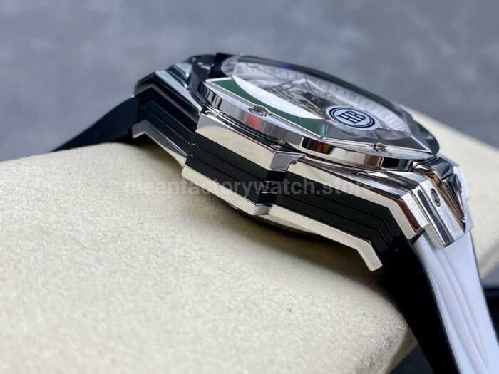 HB Factory Hublot Big Bang Sang Bleu ll 418.NX .2001.RX .MXM20 45mm Titanium White Rub 9 Super Clone Watch,Clean Factory Watch