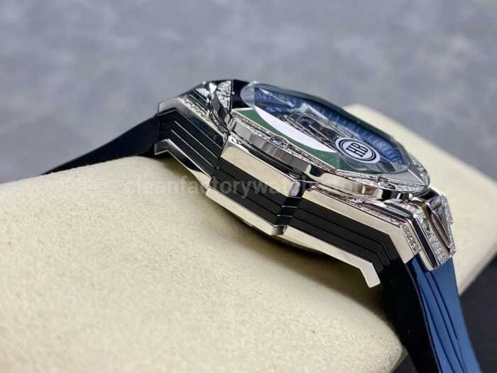 HB Factory Hublot Big Bang Sang Bleu ll 418.NX .5107.RX .1604.MXM20 45mm Ti 6 Super Clone Watch,Clean Factory Watch