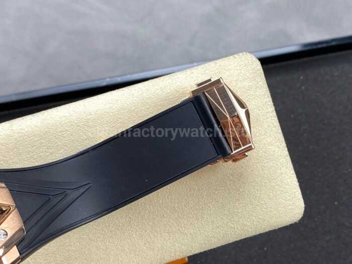 HB Factory Hublot Big Bang Sang Bleu ll 418.OX .1108.RX .MXM19 45mm Rose Gold Black R 8 Super Clone Watch,Clean Factory Watch