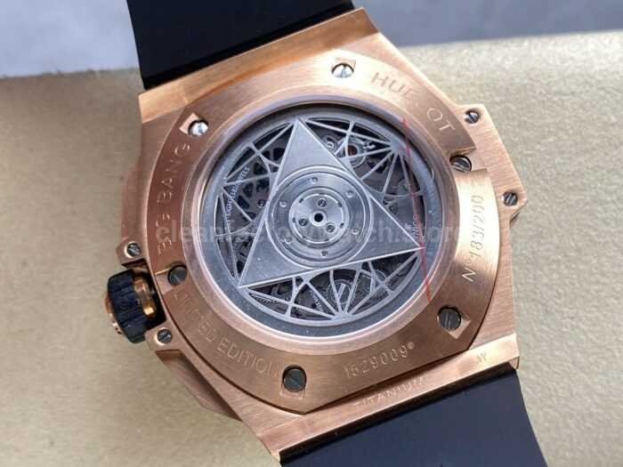 HB Factory Hublot Big Bang Sang Bleu ll 418.OX .1108.RX .MXM19 45mm Rose Gold Black Rub 1 Super Clone Watch,Clean Factory Watch