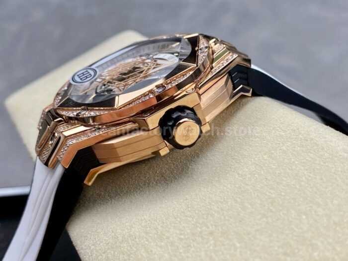 HB Factory Hublot Big Bang Sang Bleu ll 418.OX .2001.RX .1604.MXM20 45mm 4 Super Clone Watch,Clean Factory Watch