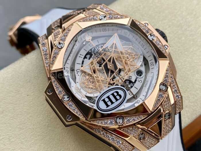HB Factory Hublot Big Bang Sang Bleu ll 418.OX .2001.RX .1604.MXM20 45mm R 1 Super Clone Watch,Clean Factory Watch