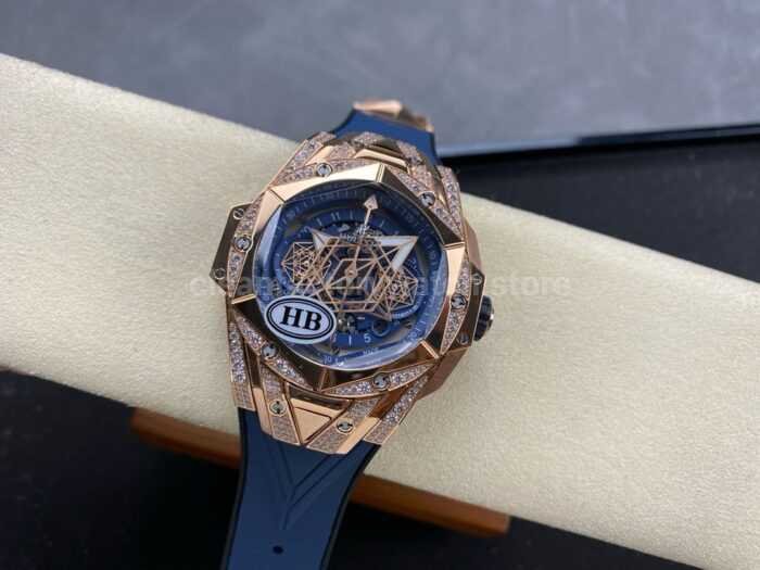 HB Factory Hublot Big Bang Sang Bleu ll 418.OX .5108.RX .1604.MXM20 45mm R 8 Super Clone Watch,Clean Factory Watch