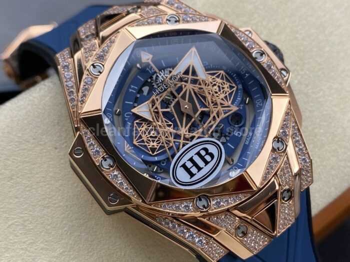 HB Factory Hublot Big Bang Sang Bleu ll 418.OX .5108.RX .1604.MXM20 45mm R 9 Super Clone Watch,Clean Factory Watch
