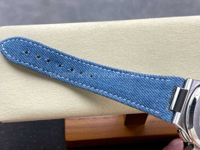 3K Factory Patek Philippe Nautilus 5976/1G-001 Calf Skin Strap White Gold Blue Dial - Image 10