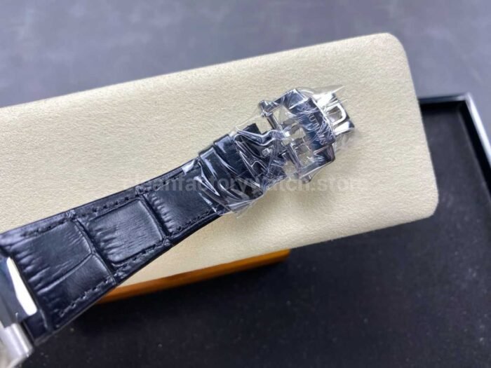 3K Factory Patek Philippe Nautilus 5980/1A-001 Leather Strap Blue Dial - Image 9