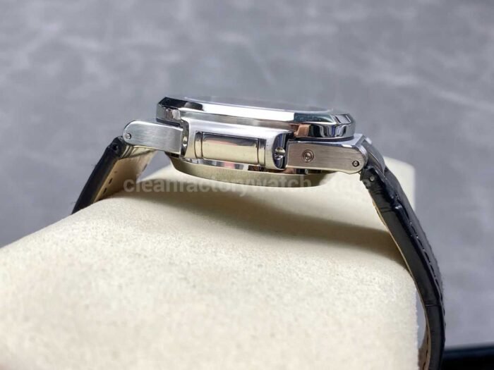 3K Factory Patek Philippe Nautilus 5980/1A-001 Leather Strap Blue Dial - Image 6