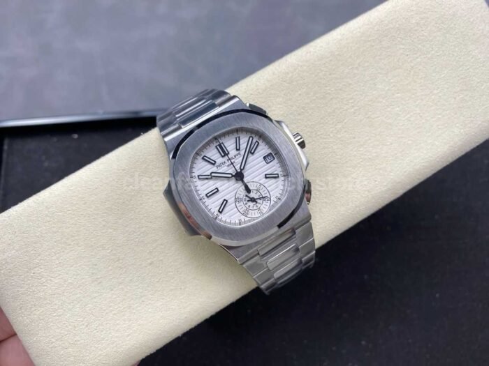 3K Factory Patek Philippe Nautilus 5980/1A-019 White Dial - Image 4