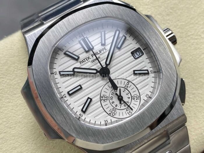 3K Factory Patek Philippe Nautilus 5980/1A-019 White Dial - Image 2