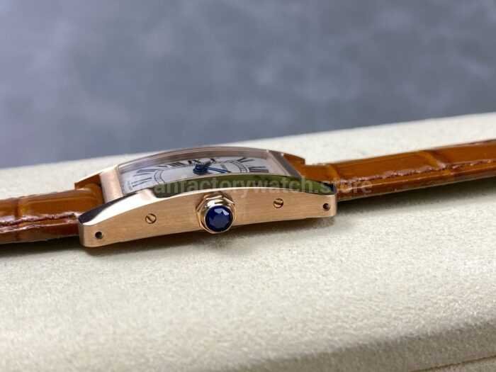 8848 Factory Cartier Tank Americaine W260745619mm Roman Numerals Silver Dial 4 Super Clone Watch,Clean Factory Watch