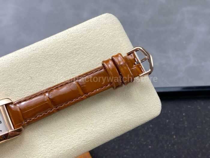 8848 Factory Cartier Tank Americaine W260745619mm Roman Numerals Silver Dial 6 Super Clone Watch,Clean Factory Watch
