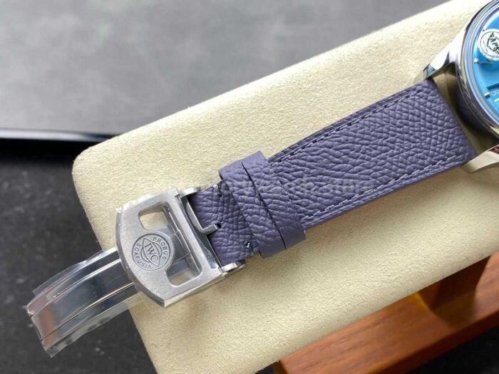 APS Factory IWC Portuguese IW501708 Calf Skin Strap White Gold Ice Blue Dial - Image 8