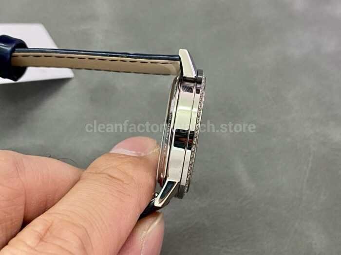 APS Factory Jaeger LeCoultre Rendez Vous Q3448430 Diamond Bezel Silver Dial 2 Super Clone Watch,Clean Factory Watch