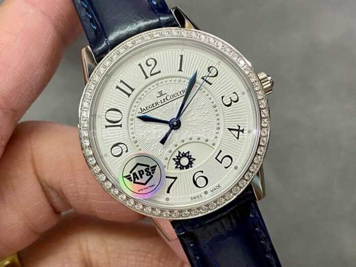 APS Factory Jaeger LeCoultre Rendez Vous Q3448430 Diamond Bezel Silver Dial 3 Super Clone Watch,Clean Factory Watch