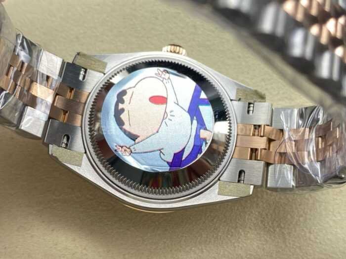 ARF Factory Counterweight Rolex Datejust 278381RBR 0002 31mm Rose Gold Diamond Bezel Roman Numerals Rose Dial 4 Super Clone Watch,Clean Factory Watch