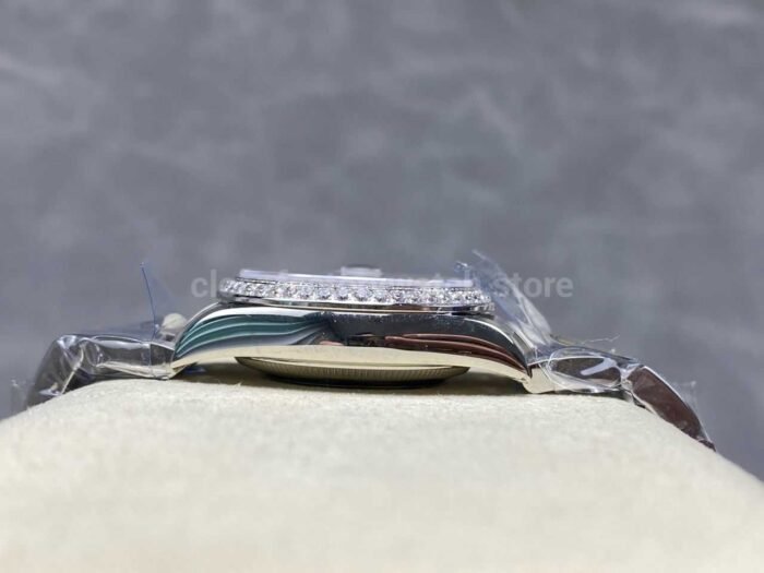ARF Factory Counterweight Rolex Datejust 278384RBR-0031 31mm Diamond Bezel Roman VI Dark Grey Dial - Image 6