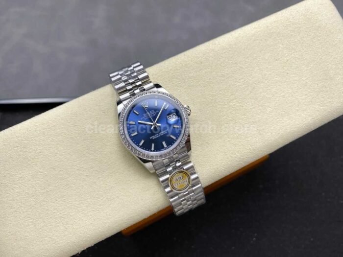 ARF Factory Counterweight Rolex Datejust 278384RBR 31mm Diamond Bezel Blue Dial - Image 4