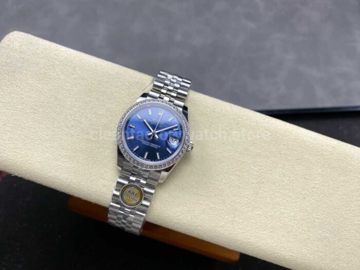 ARF Factory Counterweight Rolex Datejust 278384RBR 31mm Diamond Bezel Blue Dial - Image 5