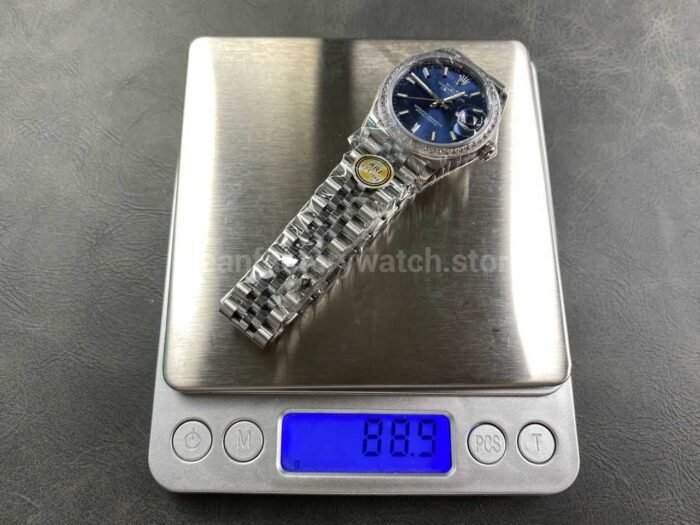 ARF Factory Counterweight Rolex Datejust 278384RBR 31mm Diamond Bezel Blue Dial - Image 10